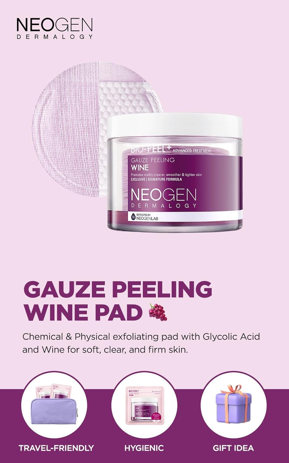 NEOGEN Dermalogy Bio-Peel Gauze Pads - Exfoliating & Cleansing with PHA | Korean Skin Care