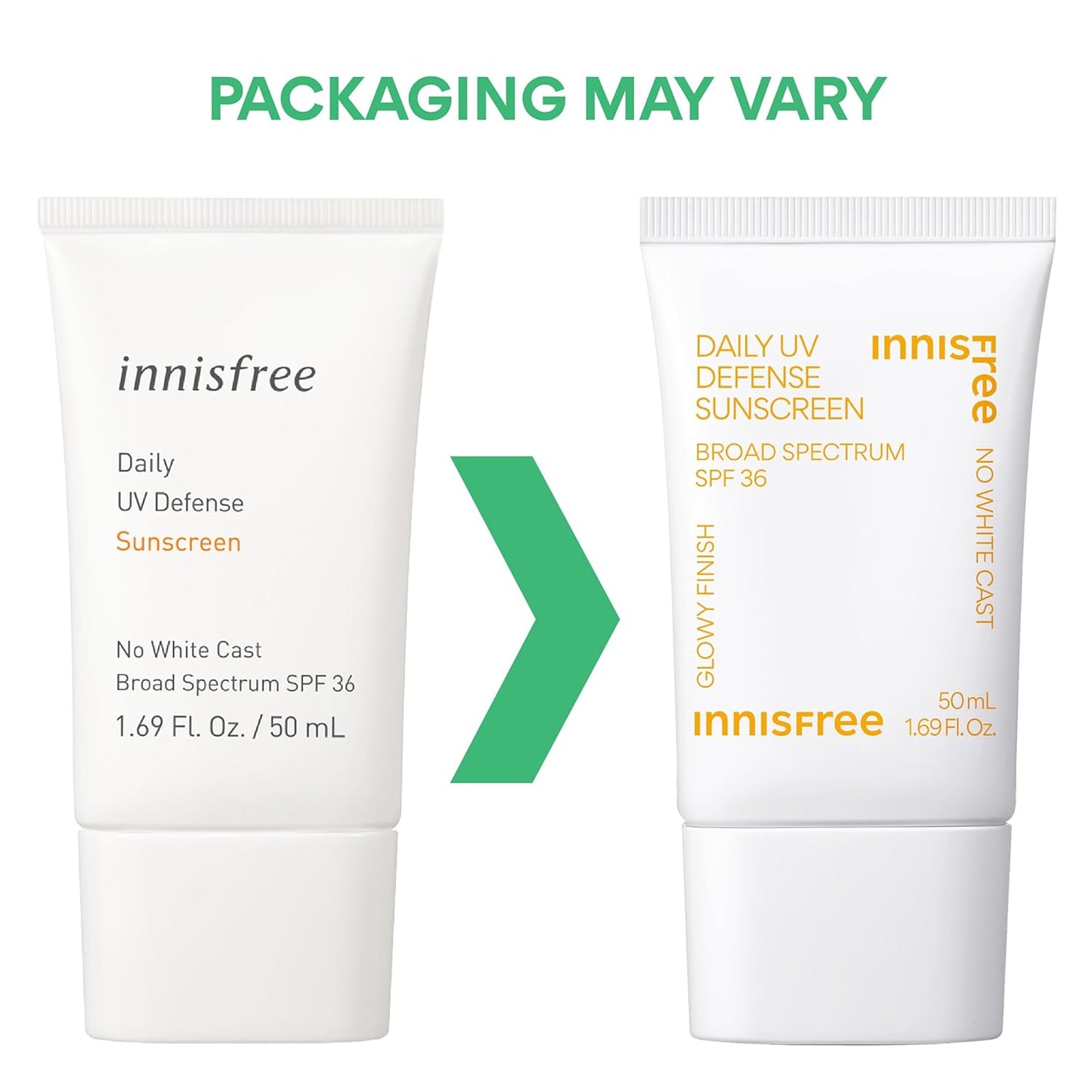 Daily UV Defense Sunscreen Broad Spectrum SPF 36 – Invisible Korean Sunscreen for Face | No White Cast